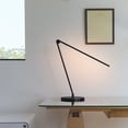 thumbnail image 3 of Brightech Libra LED Table Lamp - Contemporary Minimalist Standing Lamp - Adjustable Pivoting LED Head with Built-in Dimmer and Color Changing LED - Black, 3 of 11