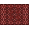 thumbnail image 1 of Ahgly Company Machine Washable Indoor Rectangle Transitional Maroon Red Area Rugs, 7' x 9', 1 of 7