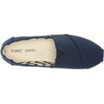 thumbnail image 2 of Toms Womens Alpargata Recycled Cotton Canvas - Navy, 2 of 4