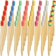 thumbnail image 1 of 40 Pieces Bamboo Toothbrushes Charcoal Toothbrush Bamboo Toothbrushes with BPA-Free Nylon Bristles(Multi-Color), 1 of 6