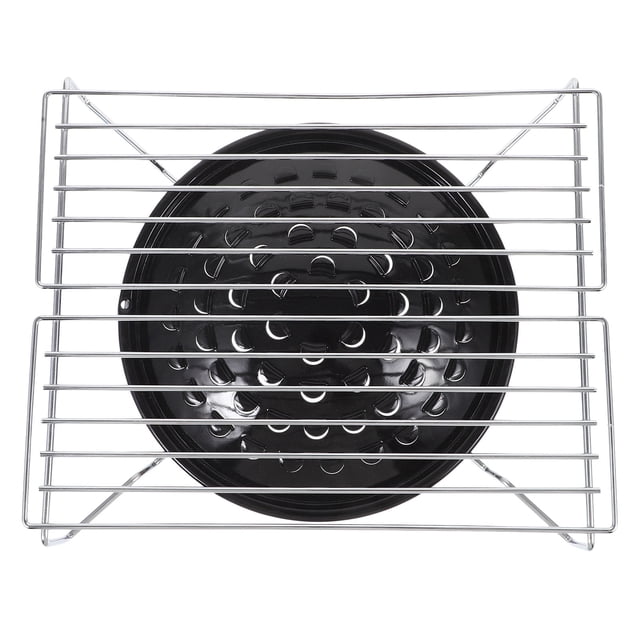 OULII 1Set Stainless Steel Charcoal Bbq Grill Rack Mesh Grid for Outdoor Barbecue and Baking