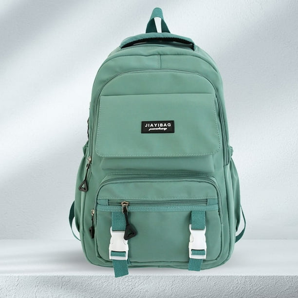 Mochila universitaria unisex Bolsa informal de gran capacidad Color sólido para estudiantes adolescentes Hugtrwg Para estrenar