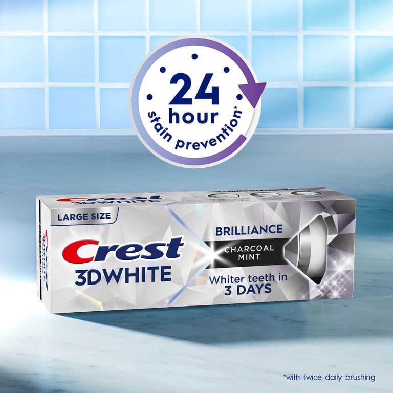 Crest 3D White Brilliance Charcoal Toothpaste, 4.6 oz photo 5