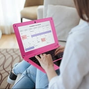 T&C 10.1 Inch Kids Laptop Computer powered by Android 7.1.1 OS, 2gb Ram, 32gb Rom, Bluetooth, Wi-Fi- Pink