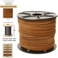 thumbnail image 3 of The Beadsmith Real Suede Lace – Camel Color – 3mm Spool – 25 Yards/22.86 Meters – Ideal for Small Beads, Garment Trim, Tiny Eyelets, Jewelry Making and Indian Lore Projects, 3 of 8