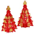 thumbnail image 3 of Árbol de Decoración 2 Juegos 32x20 cm Adornos de Fieltro DIY Ticfox, 3 of 14