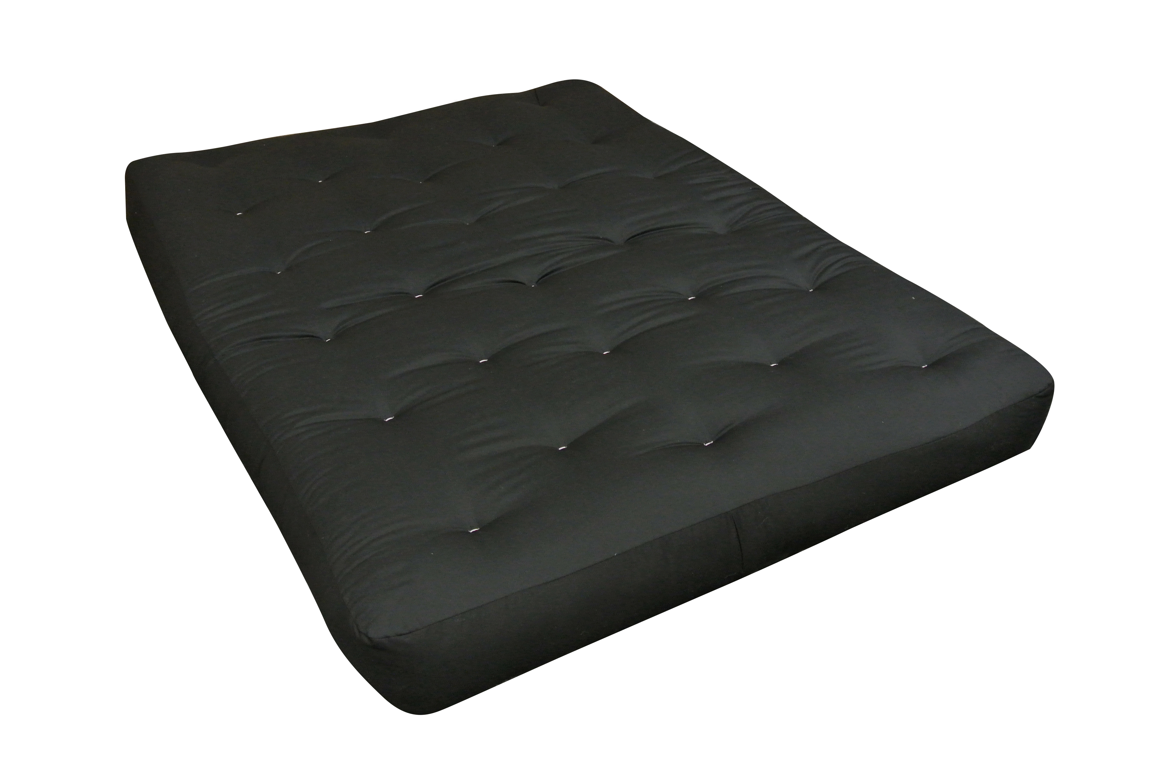 9" ComfortCoil 708 Full Black Duct Microfiber Futon Mattress