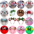 thumbnail image 2 of Diadema de Orejas de Mickey Mouse de Navidad Disney con Lentejuelas y Lazos para Mujeres Gao Jinjia LED, 2 of 2