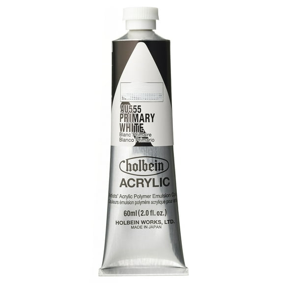 Holbein Artist Heavy Body Acrylic Color, 60ml, Primary White