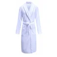 thumbnail image 5 of Bata de baño larga estilo Hotel para parejas, franela de lana Coral, vestido de mañana blanco, ropa de dormir para mujer, pijamas para hombre, Otoño Invierno, 5 of 5