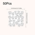 thumbnail image 7 of vlrwzc 50pcs Funny Cartoon Tooth Stickers for Graffiti Decals Laptop Scrapbook Retro Vinyl Sticker Phone Luggage Decoration Waterproof Sticker Party Supplies, 7 of 7