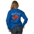 thumbnail image 3 of Gill McFinn Boar Hunting Funny Hunter Unisex Plus Fleece Graphic Sweatshirt Brisco Brands 2X, 3 of 5