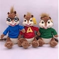 thumbnail image 1 of ZHAOCHENG Alvin y las Ardillas: Peluche de Alvin y las Ardillas, ideal para cumpleaños de niños y parejas (25 cm, 3 unidades), 1 of 4