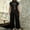 Black, variant on Women's Solid Collared Irregular Asymmetrical Hem Short Sleeve Top Wide Leg Pants 2 Piece Outfit, Loose Casual office Matching Set Navy XL(XL)