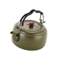 thumbnail image 4 of Tetera, cafetera, regalo, tetera ligera, tetera de acero inoxidable para inauguración de la casa, cocina, fogata, jardín, estufas, olla Verde, 4 of 8