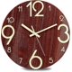 thumbnail image 2 of Baicccf Luminous Wall Clock - 12' Non-ticking Silent Wooden Clocks With Night Light - Large Decorative Wall Clock For Kitchen Office Bedroom,battery, 2 of 5