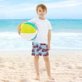 thumbnail image 6 of joogoo Cartoon Fire Trucks Boys Swim Trunks Beach Swimsuit Shorts Boxer 12-13Y, 6 of 8