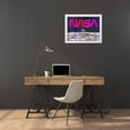 thumbnail image 3 of Stephen Chambers 18x14 White Modern Wood Framed Wall Art Titled - Nasa Moon, 3 of 6
