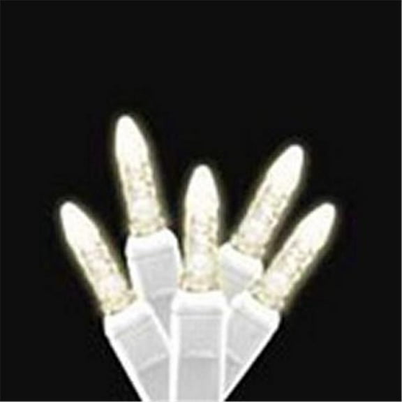 Reinders 88694-R Icicle LED Light Strands - Warm White with White Wire