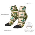 thumbnail image 6 of Pofeuu Butterflies And Peacock Feathers Print 30cm Socks, Adult Running Hiking Socks for Youth and Adult, 6 of 7