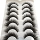 thumbnail image 3 of Pestañas postizas Pooplunch estilo ojo de gato, efecto wispy, de visón sintético, 7 pares, 3 of 7