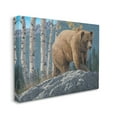 thumbnail image 4 of Stupell Industries Brown Bear on Rock Animals & Insects Painting Gallery Wrapped Canvas Art Print Wall Art, 30 x 24, 4 of 8