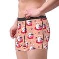 thumbnail image 2 of Yiaed Bunny And Strawberry Print Men's Soft Cotton Boxer Shorts Breathable Boxers Underwear Moisture-Wicking Underwear Stretch Boxer Briefs for Man-Medium, 2 of 5