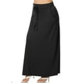 thumbnail image 2 of KOGMO Womens Casual Maxi Skirt with Waist Drawstring and Side Pockets (S-3X), 2 of 7