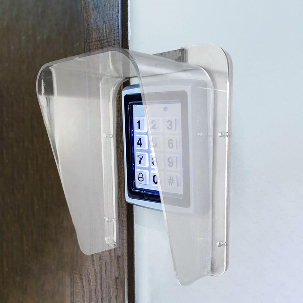 Doorbell Rain Cover Doorbell Shield For Door Phone Intercom Bell Button Transparent Smile Home
