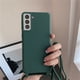 thumbnail image 1 of Funda de teléfono con correa de cuerda cruzada, carcasa de silicona suave para Samsung S23 Ultra S22 Note 20 S21 Plus S20 FE A73 A53 A72 Fivean unisex, 1 of 2