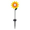 thumbnail image 1 of Hi-Line Gift 78510-S Rotating Sunflower Stake with Solar LED, 1 of 1