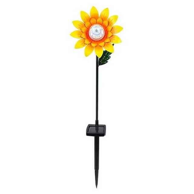 Hi-Line Gift 78510-S Rotating Sunflower Stake with Solar LED