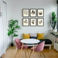 thumbnail image 5 of 6 Styles Unframed Plants Canvas Wall Art Minimalistic Wall Decor Monstera Deliciosa Prints Aesthetic Floral Vintage Style Paintings Artwork for Bathroom Living Room Bedroom Office Kitchen Mixed Color, 5 of 7