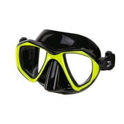 IST Tinted Dive Mask | Color Corrective Goggles For Scuba Diving, Freediving, Snorkeling (Yellow)