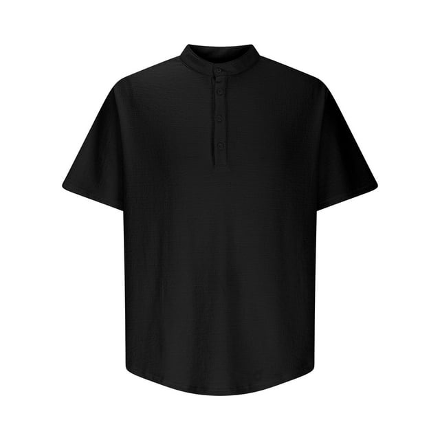 pstuiky camisetas de hombre, Camisa holgada informal y de moda de verano y lino a rayas para hombre ropa de hombre s