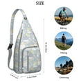 thumbnail image 3 of Vintage Tribal Elephant Chest Bag - Floral Paisley Crossbody Sling (Organized Multi-Pocket, Durable & Tear-Resistant), 3 of 4