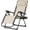 Beige, variant on Blue Zero Gravity Chair, Recliner, Lounge Chair, Folding Chair with Side Tray, Metal, Textilene Fabric, 300LB Weight Capacity, Indoor & Outdoor Use, Unisex, Blue