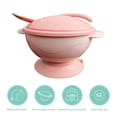 thumbnail image 3 of D-GROEE 1 Set Baby Silicone Suction Bowls with Spoons Baby Led Weaning Food Bowl Food Grade Toddler Food Storage Bowl Dishwasher Microwave Safe Feeding, 3 of 8