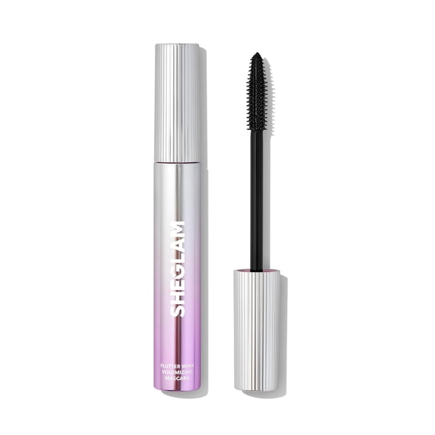 SHEGLAM Flutter Wink Máscara voluminizadora Extensiones de pestañas Tubo Longitud y elevación de la máscara-Negro