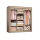 thumbnail image 2 of Armario Organizador De Ropa Armable De Acero Inoxidable Xtellar Color Cafe, 2 of 4