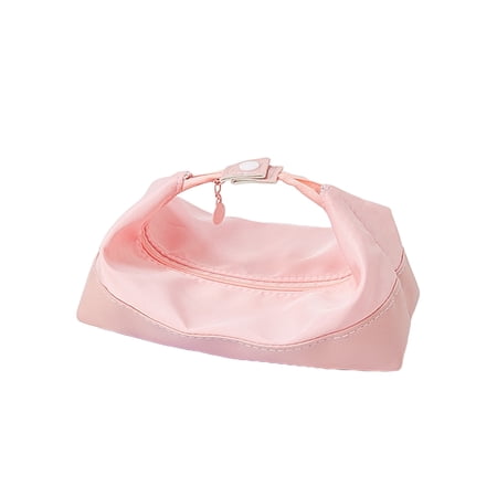 Jkerther Patchwork Pencil Foldable Bag Large Capacity Zipper Stationery Bag Women Cosmetic Bag
