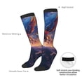 thumbnail image 4 of Naloa Starry Sky Flying Tiger Thigh High Socks Extra Long Stretchy Sock Women Over Knee High Opaque Stocking Daily Wear, 4 of 6