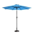 thumbnail image 1 of Villacera 83-OUT5443 9 ft. Outdoor Patio Umbrella with 8 Ribs - Blue, 1 of 1
