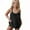 Black, variant on Juslio Girls Dress Summer Beach Sleeveless Pockets A Line Dresses Knee Length Casual Black Sundress
