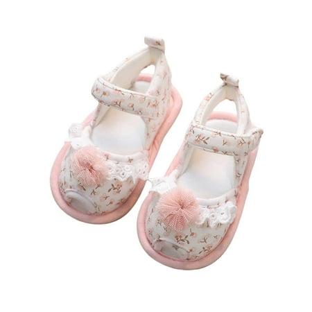 

TSADFHJI Girls Sandals Size 4 Big Kid Fall Girls Sandals Size 4 Toddler Baby Girl Shoes Breathable Shoes Floral Print Sandals Girl Sandals Baby Soft Soled Sandals Shoes for Unisex 3-6Months