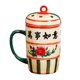 thumbnail image 4 of Taza de café con tapa Baoblaze cerámica creativa, 4 of 5