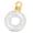 Orange, variant on Giaone Unique Doughnuts Shape Transparency Water Bottle With Secures Seal Beverage Container Practical Drinkware