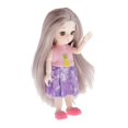 thumbnail image 3 of Ropa de muñeca 13 articuciones Muñeca Moda Zapatos Set Juguete Cabello liso gris Zulema Muñeca de juguete para niñas, 3 of 8