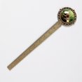 thumbnail image 2 of Snail Lace Bookmark in Antique Bronze - Gift for Bookworms and Bibliophiles, 2 of 5