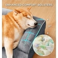 thumbnail image 3 of Orthopedic Dog Bed for Extra Large Dogs, Supportive Foam XL Pet Bed Sofa with Washable Removable Cover, Waterproof Large Dog Couch Bed, Non-Slip Bottom and Egg-Crate Foam, Grey, 3 of 15